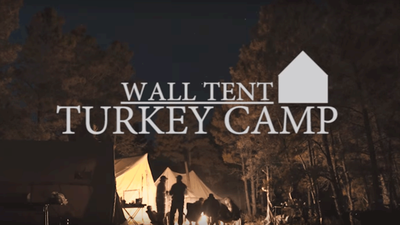 wall tent turkey camp